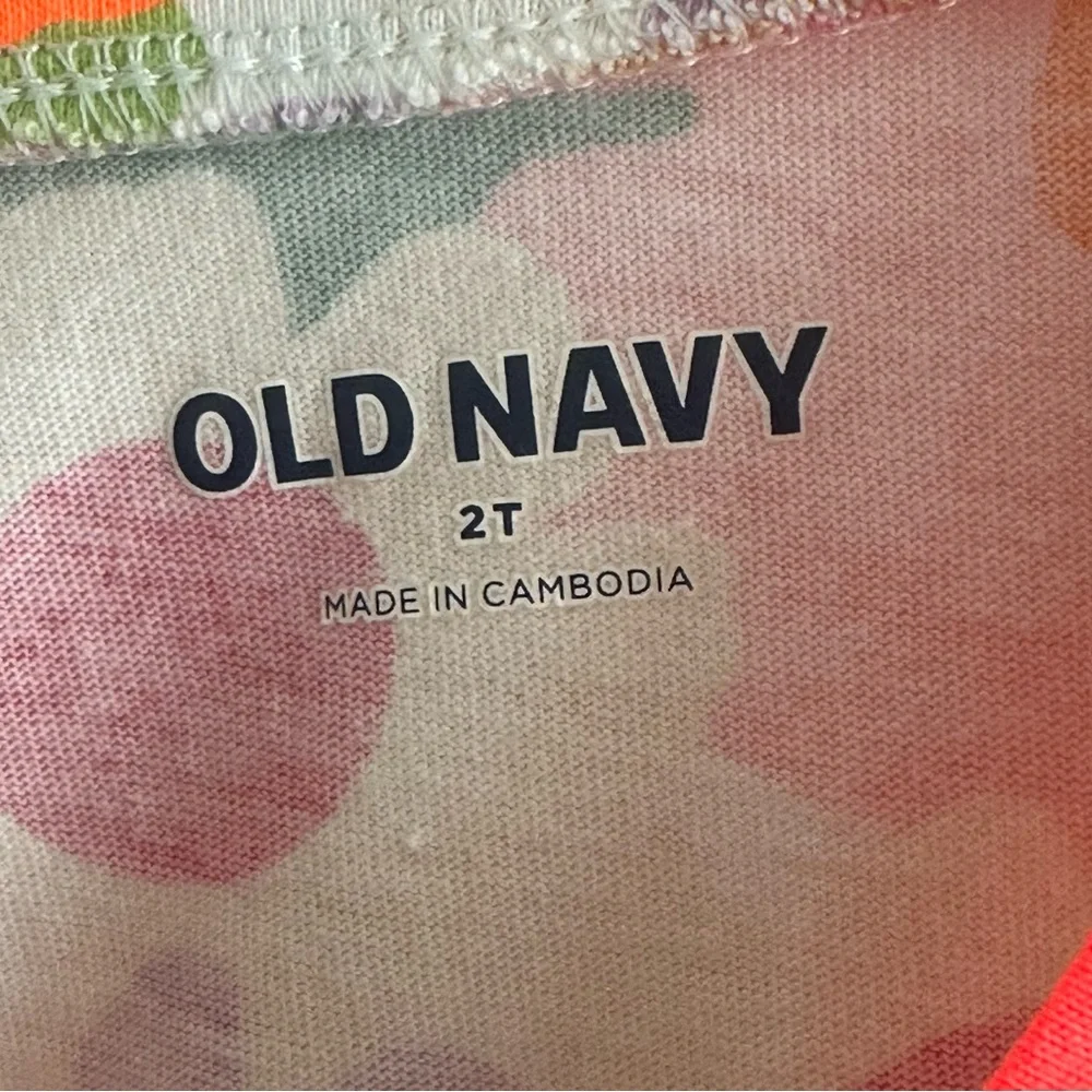 Old Navy Floral Cotton Toddler Girl Dress Size 2T